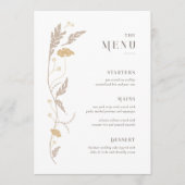Art Nouveau Wedding Menu (Voorkant)