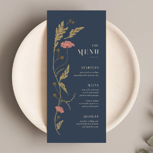 Art Nouveau Wedding Menu
