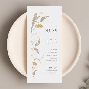  Art Nouveau Wedding Menu