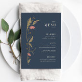 Art Nouveau Wedding Menu