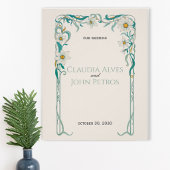 Art Nouveau Wedding Poster