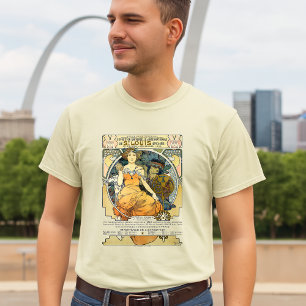 Art Nouveau Wereldtentoonstelling 1904 St. Louis d T-shirt
