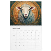 Art Nouveau-wezens Kalender (Mar 2026)