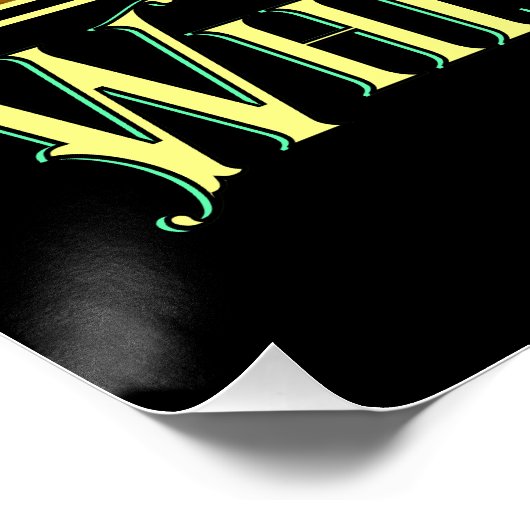 Art Nouveau Whiskey Sour Perfect Poster (Hoek)