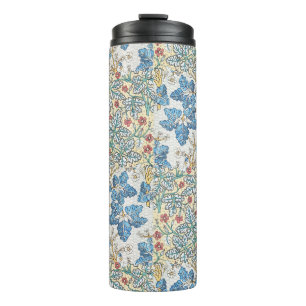 Art Nouveau Wilde Ooievaarsbek Bloemmotief uit het Thermosbeker