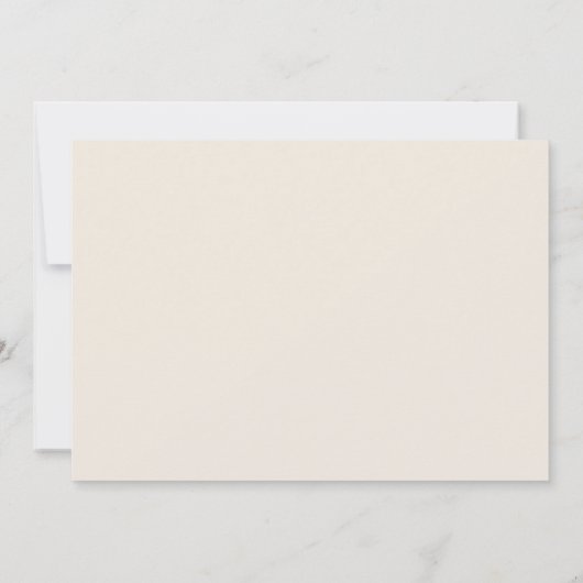 Art Nouveau Wildflower bruiloft Save The Date (Achterkant)