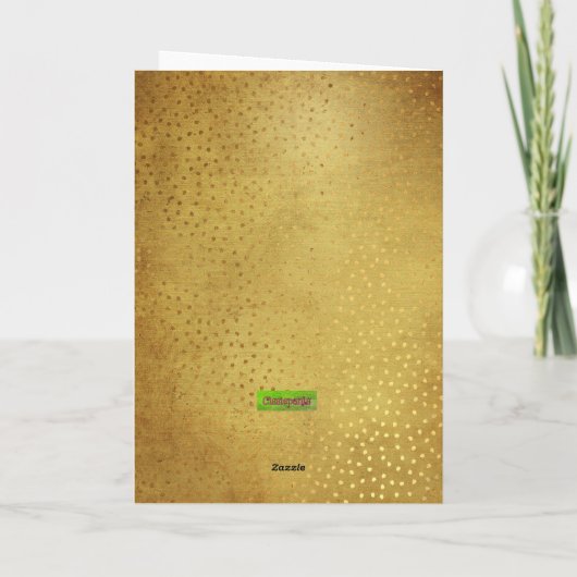 Art Nouveau William Morris - Carte de Noël (Dos)