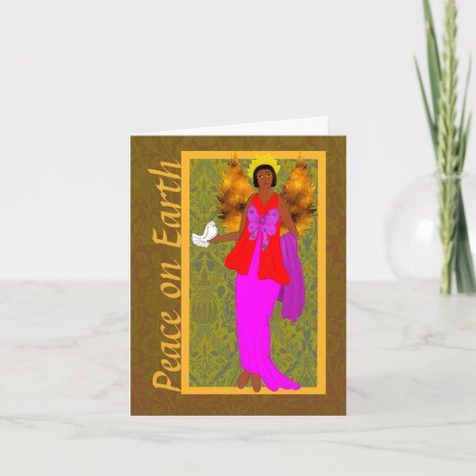 Art Nouveau William Morris - Carte de Noël (Devant)