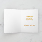 Art Nouveau William Morris Carte de Noël rétro (Intérieur)