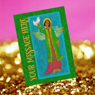 Art Nouveau William Morris Carte de Noël rétro