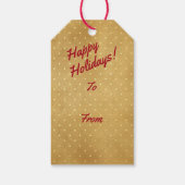 Art Nouveau William Morris Gift Label Cadeaulabel (Achterkant)