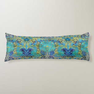 Art Nouveau William Morris jaren 70 Retro Reversib Lichaamskussen