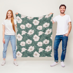 Art Nouveau William-Morris Patroon Fleece Deken