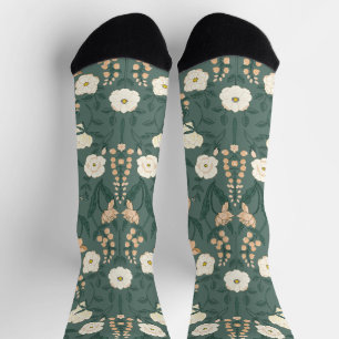 Art Nouveau William-Morris Patroon Sokken