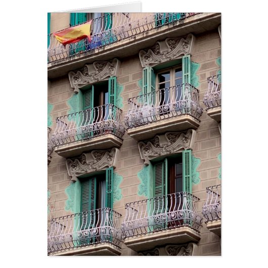 Art Nouveau Windows - Barcelone, Espagne (Devant)