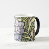 Art nouveau wisteria flower pattern   magische mok (Voorkant rechts)