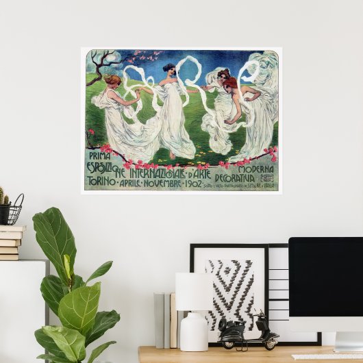 Art Nouveau World Arts Exposition Advertisement Poster (Thuiskantoor)