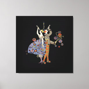 Art Nouveau WW1 Feestviering Canvas Afdruk