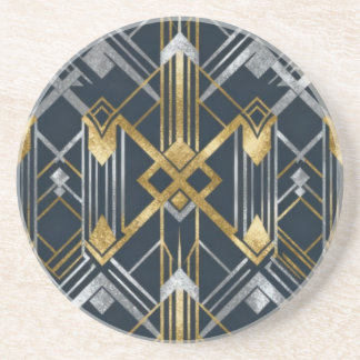 Art Nouveau Zandsteen Onderzetter