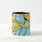 Art Nouveau Zonnebloemen Mok (Midden)