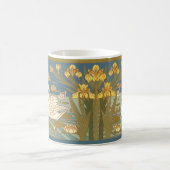  Art Nouveau Zwanen & Irissen Frieze Koffiemok (Center)