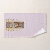 Art Noveau Alphonse Mucha Nachtrust Bad Handdoek (Handdoek)