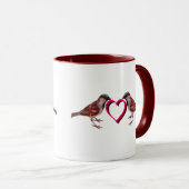 Art numérique 3D coloré Combo Mug (Devant droit)