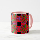 Art numérique 3D coloré Combo Mug (Devant droit)