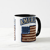 Art numérique 3D coloré Combo Mug (Devant droit)