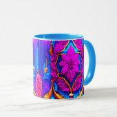 Art numérique 3D coloré Combo Mug (Devant droit)