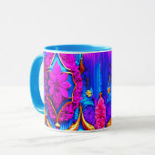 Art numérique 3D coloré Combo Mug (Devant gauche)