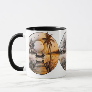 Art numérique 3D coloré Combo Mug