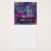 Art numérique Abstrait multicouleur personnalisé (Devant & derrière)