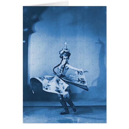 Art numérique de Danseuse Bleue (Devant)