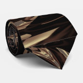 Art numérique de tons Brown Art virtuel Cravate Ab (Roulé)