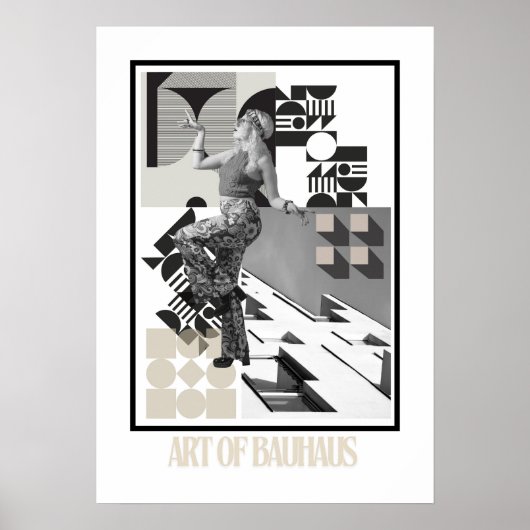 Art of Bauhaus Minimalist Modern Design Poster (Voorkant)