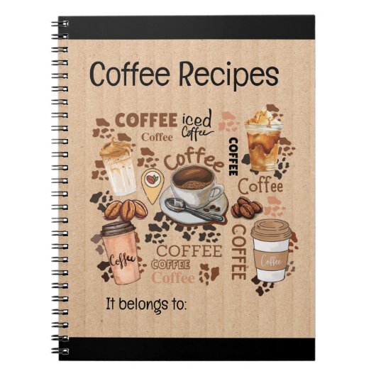 ART OF COFFEE NOTEBOOK NOTITIEBOEK (Voorkant)
