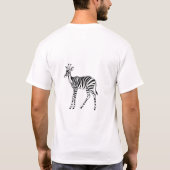 Art Okapi Wearable - T-shirt Okapi striped (Dos)