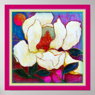 ART-ON-CANVAS: Magnolia Heat.12"x12" Poster