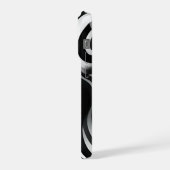 Art Op Wavy Noir Et Blanc, (Côté gauche)