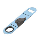 Art original de chien de peintre noir de Labrador  (Devant angulaire)