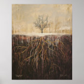 Art original "Deep Roots" par Beth Morrell poster (Devant)