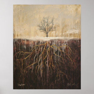 Art original "Deep Roots" par Beth Morrell poster