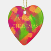 Art original Design ornement en céramique de Noël (Gauche)