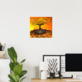 Art original - Poster de l'arbre des racines grung (Bureau à domicile)