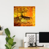 Art original - Poster de l'arbre des racines grung (Bureau à domicile)