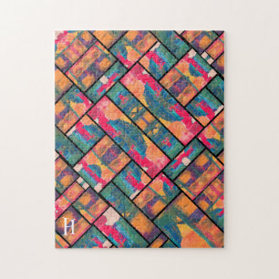 Art Paint Kleurrijk Modern Abstract Legpuzzel