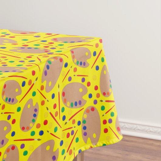 Art Paint Palette Cute 1e verjaardag Tafelkleed (Voorbeeld)