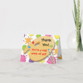 Art Painting Party Merci Notes (Devant)