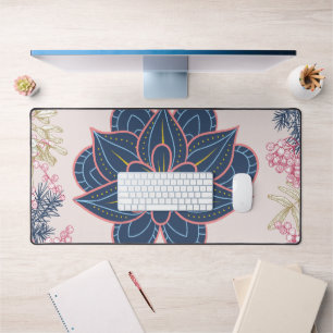 Art Paisley, motif graphique bleu et violet